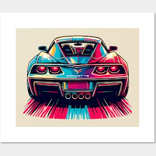 Chevrolet Corvette Posters and Art